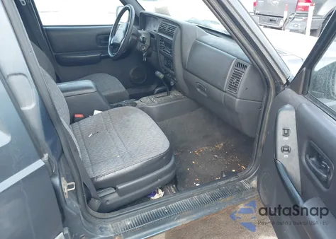 2001 Jeep Cherokee Sport из США, поврежденный, VIN 1J4FF48S11L593173